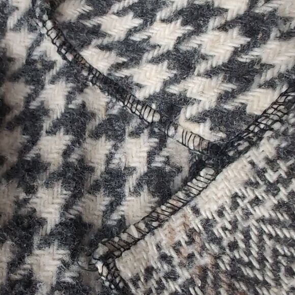 Plaid Patchwork Transitional Spring Coat Size M - Picture 10 of 11